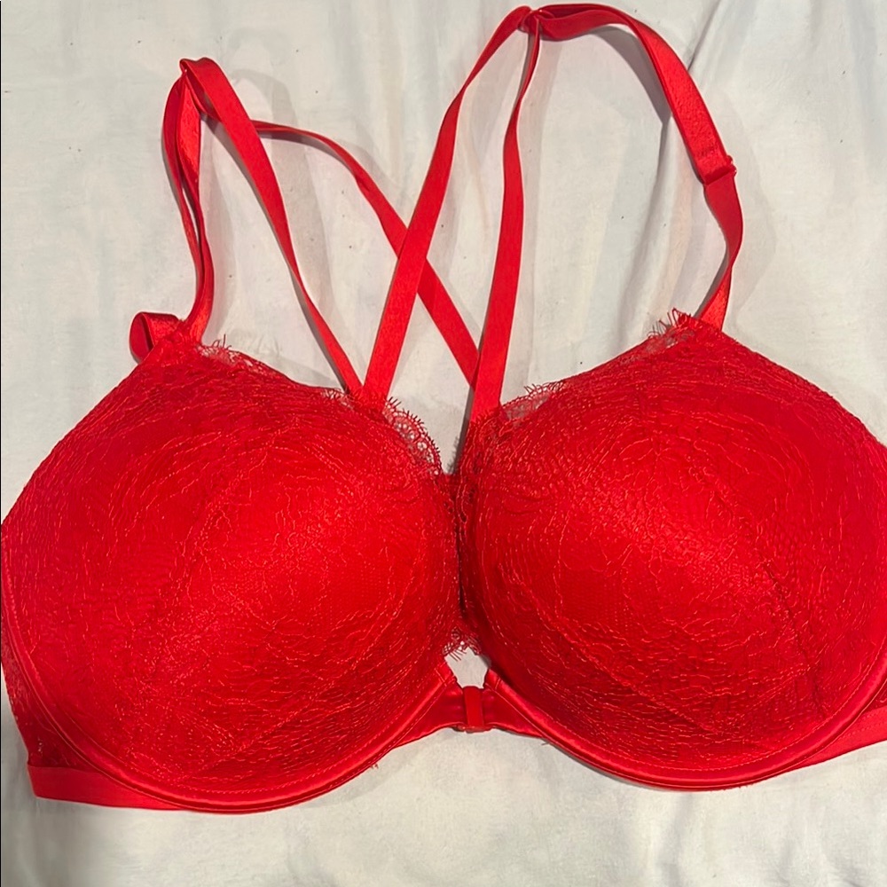 Red Lace Bra